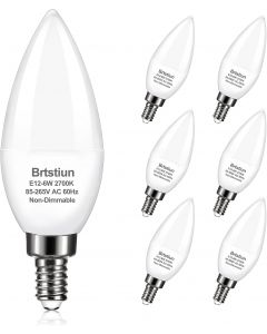 Brtstiun E12 LED Candelabra Light Bulbs, Bundle of 3