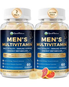[Delivered by May 3, 2026] GparkNature Mens Multivitamins Gummies 2 Pack, 120 Count