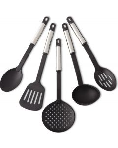 Farberware – Stainless Steel Kitchen Tool Set Stainless Steel Set of 5, Bundle of 2