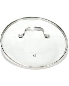 GOTHAM STEEL Clear Tempered Glass Vented Lid - Prevents Pots and Glass, Bundle of 2