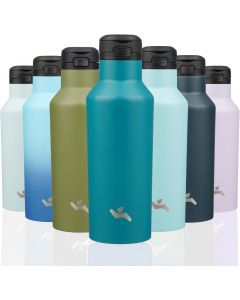 Konokyo Insulated Water Bottle with Stainless Steel 17 OZ, Bundle of 3