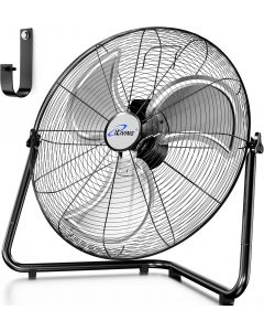 iLiving 20 Inch Heavy Duty Floor &amp; Wall Mount Fan Heavy Duty 20 Inch