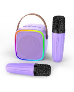 Texpot Mini Karaoke Machine with 2 Wireless Microphones Kids Toys Wireless, Bundle of 2