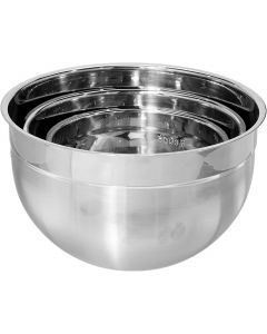 Kitchen Grips Cuisipro Stainless Steel Mixing Bowl 3 Piece Set Stainless Steel 3 Piece