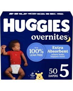 Huggies Overnites Size 5 Overnight Diapers (27+ 50 Ct