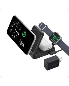 Anker MagGo 3 in 1 iPhone 17 Charging Station Wireless Foldable 3 in