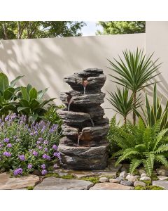 [Delivered by May 11, 2026] Anunweldo 19.7" Tall Outdoor Water Fountain