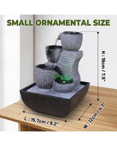 JOINDATAT Indoor Tabletop Water Fountain