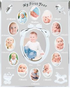 tiny ideas Baby’s My First Year Picture Frame, Bundle of 2