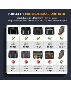 HELLO.HELEN Dual Basket Air Silicone, Bundle of 2