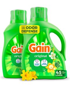 Gain Liquid Laundry Detergent with Pack of 2, Bundle of 2
