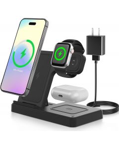 Dynzap Wireless Charger Fast Wireless 3 in, Bundle of 3