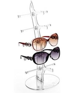 sccsport Eyeglasses Sunglasses Storage Display Stand Holder Organizer Case Glass, Bundle of 3