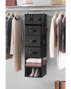 Whitmor 5 Section Closet Organizer Metal, Bundle of 3