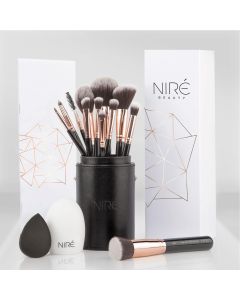 [Delivered by May 3, 2026] Niré Beauty 15piece Award Winning Professional Makeup Brush Set: Vegan 15piece