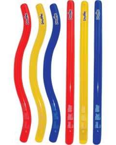 Swimline Doodles Inflatable Pool Noodle Float 6 Count, Bundle of 2