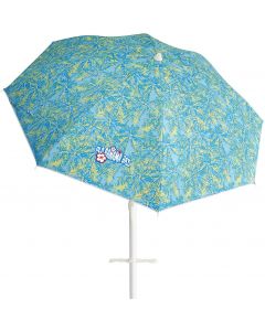 Old Bahama Bay 8ft Large Beach Umbrella with Sand Anchor 8ft