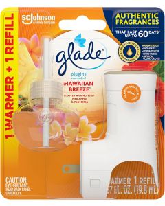 Glade PlugIns Refills Air Freshener Starter Kit, Bundle of 4
