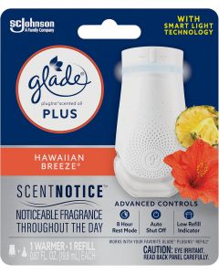 Glade PlugIn Plus Air Freshener Starter Kit, Bundle of 4