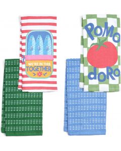 Ritz 4-Piece Kitchen Towel Set Cotton 4-Piece
