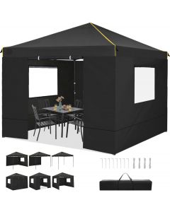 COBIZI 10x10 Pop Up Canopy Tent with Sidewalls and Waterproof 10x10