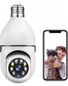 Mengshen 3MP Light Bulb Wireless, Bundle of 2
