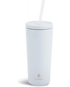 Manna Ranger Double-wall Insulated Stainless Steel Tumbler with Leak-proof Stainless Steel 24 Oz, Bundle of 2
