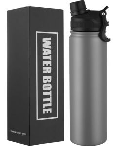 ERTOOE Insulated Water Bottle 24oz Stainless Steel 24oz, Bundle of 2