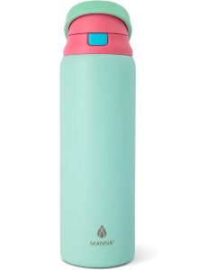 Manna Hydra Stainless Steel Insulated Water Bottle with Stainless Steel 32 Oz