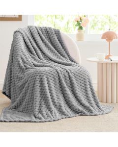 BEDELITE Fleece Throw Blanket for 50x60Inches, Bundle of 2