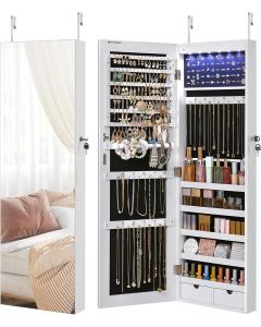 SONGMICS Hanging Jewelry Cabinet