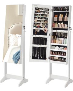 SONGMICS LED Jewelry Cabinet Standing