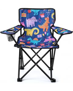 KABOER Kids Outdoor Folding Lawn and Camping Chair with Cup Holder and Carrying Bag