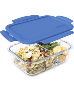 Bentgo Glass Lunch Box - Leak-Proof Bento-Style Food Container with Glass, Bundle of 2