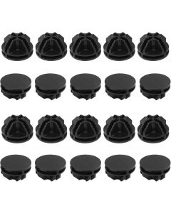 Seimneire 20Pcs Black Plastic Wire Grid Cube Connector Plastic, Bundle of 4