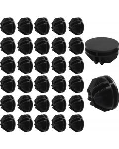 PHITUODA 32 Pack Black Plastic 32 Pack, Bundle of 4