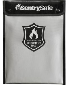 SentrySafe Fireproof and Waterproof Safe + SentrySafe Fire and Water Resistant Document Bag Waterproof