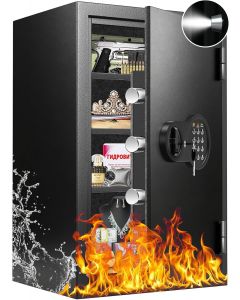 Mitlvge 35Min Real Fireproof Safe Box