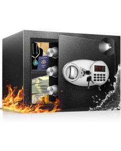 TOTOY 2.0 Cu Ft Steel Fireproof Safe Lock Box For Home with Fire proof Bag