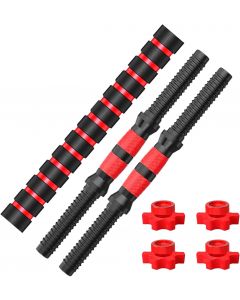 TOTOZAKUL Dumbbell-Handle-set for 1inch Wide Weight Plates Dumbbell Bars 1inch, Bundle of 2