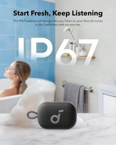 Soundcore Select 4 Go Bluetooth Shower Speaker by Waterproof Wireless Portable