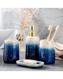 YYW Ceramic Bathroom Accessories Set Gradient Ceramic