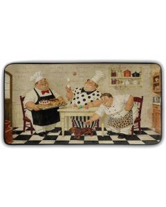 Kawani Kitchen Fat Chef Man Mats and, Bundle of 2