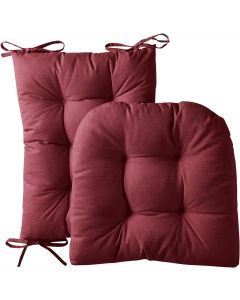 [Delivered by May 11, 2026] Sorra Home Sunbrella Indoor/Outdoor Cushion Corded Chair Pad Set 2 Count, 20 in, 2 in