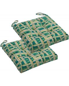 Makimoo 2-Pack Outdoor/Indoor Wicker Patio Seat Cushion Pad with 2-Pack, Bundle of 2