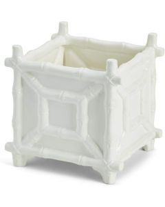 Two&#039;s Company Faux Bamboo Cachepot