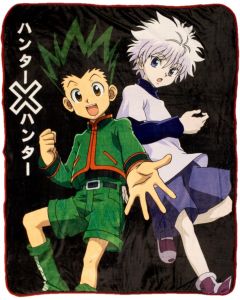 Culture Fly Hunter x Hunter Gon Freecss &amp; Killua Throw Blanket 45&quot;