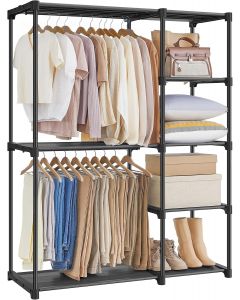 SONGMICS Portable Closet Portable 65 Inches, 1 x 16, 9 x 65 Inches