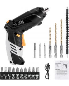 NOWHYX Cordless Screwdriver Rechargeable Electric, Bundle of 2