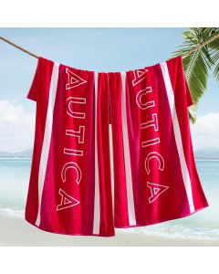 Nautica Oversized Beach Towel Set Cotton 2-Pack